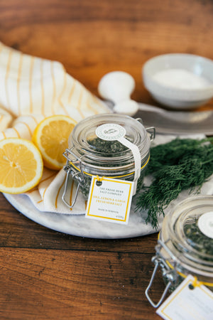Dill, Lemon and Garlic Fresh Herb Sea Salt Seasoning 100g