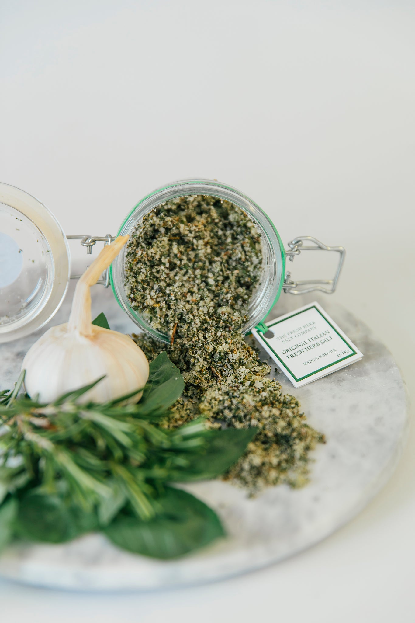 Original Italian Fresh Herb Sea Salt Seasoning Refill Pouch 100g